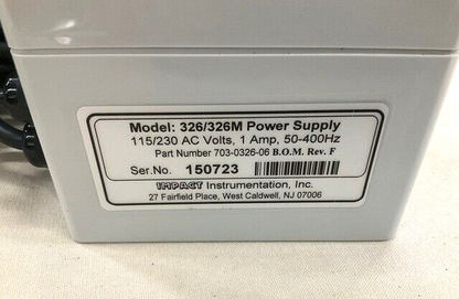 IMPACT 326/326M PORTABLE ASPIRATORS POWER SUPPLY 703-0326-06 6515-01-504-3306