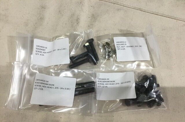 MRAP COUGAR 13014410 MECHANIC EQUIPMENT HARDWARE KIT O-GPK FASTENERS