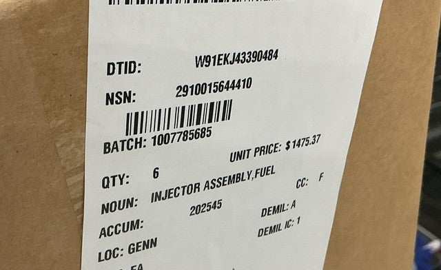 Fuel Injector M977A4 NSN 2910-01-564-4410 - photo 5