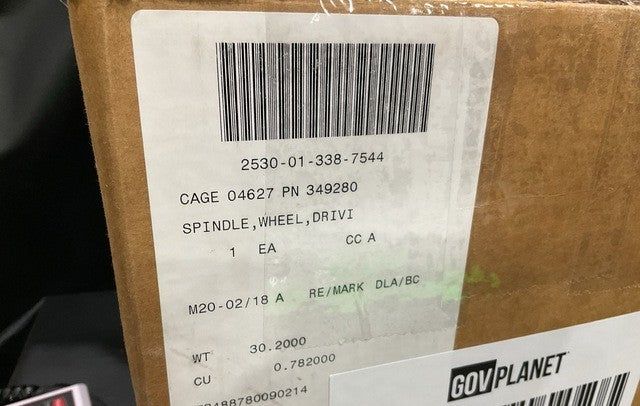 Wheel Spindle H155XL NSN 2530-01-338-7544 - photo 5