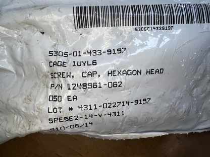 Hexagon Head Cap Screw 12484861-062 NSN 5305-01-433-9197 - photo 6
