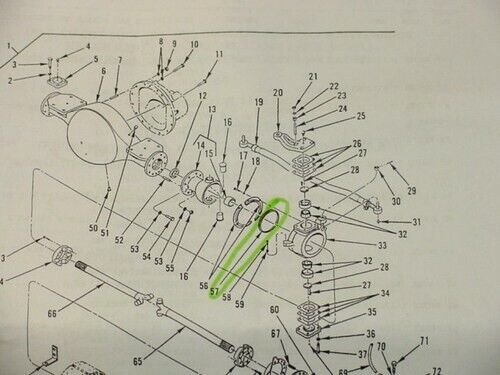 OSHKOSH 4SK540 FRONT AXLE SEAL RETAINER KIT 1344650 1662480 5330-01-146-7158