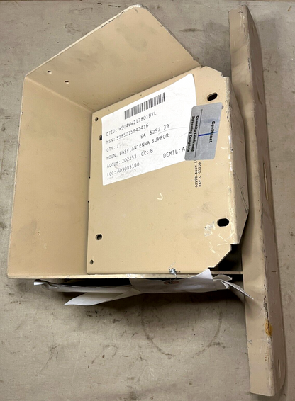 HMMWV HUMVEE SOFT TOP 170442-2 1RWE7 ANTENNA SUPPORT BASE 5985-01-594-2416