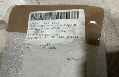 Cap Screw M1135 NSN 5305-01-644-1812 - photo 3