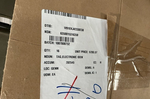 Cargo Tracking Tag ST-656-1 NSN 6350-01-531-6358 - photo 8