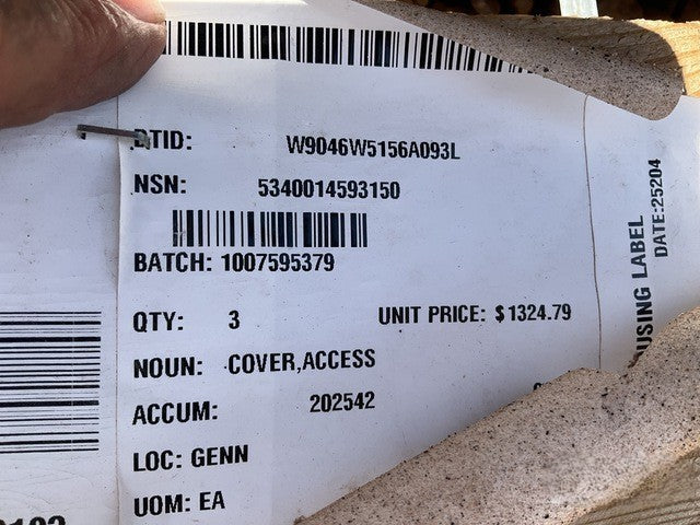 Access Cover AE12468684 NSN 5340-01-459-3150 - photo 4