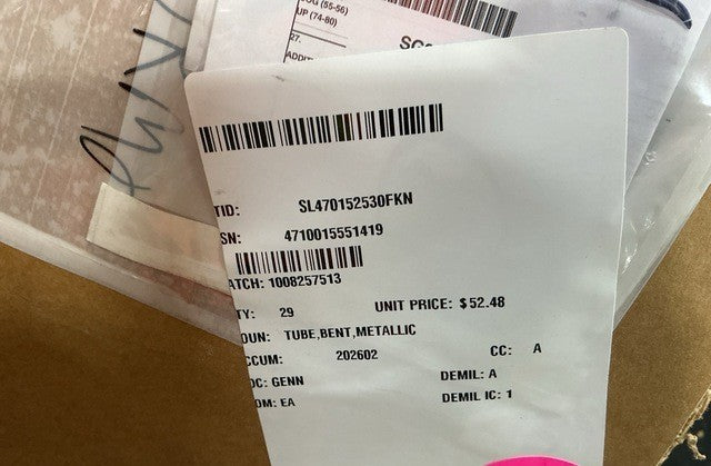 Metallic Bent Tube 3643735 NSN 4710-01-555-1419 - photo 2