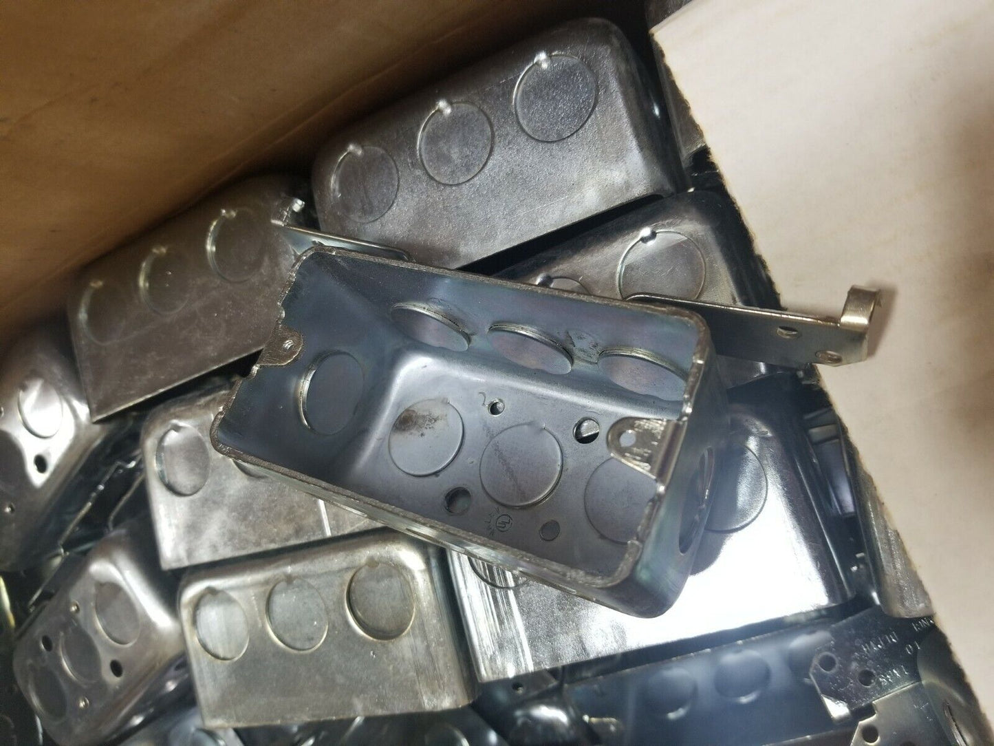 Stainless Steel 2-1/8 in. Deep Handy Box  Bracket 202A 14.5 CU Inch Capacity