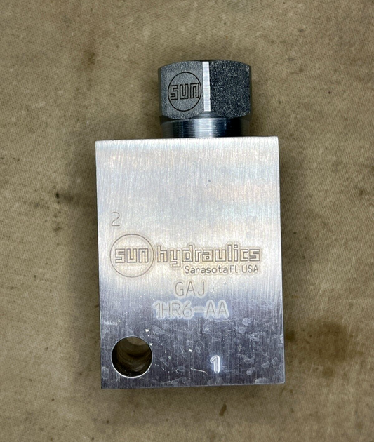 Sun Hydraulics Cxdaxcn-gaj Flow Nose Side Check Valve F160669 | NSN 4820-01-642-3404