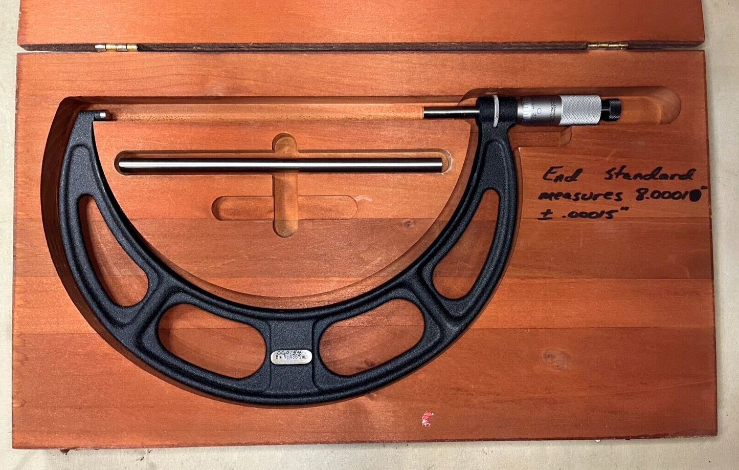 L.S. STARRETT T436RL-3 OUTSIDE MICROMETER CALIPER 0.0001" 2-3" 5210-00-221-1945