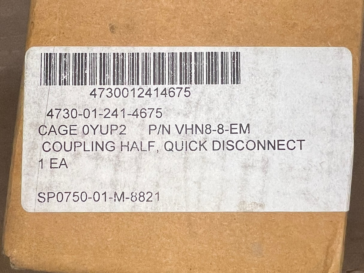 Quick Disconnect Coupling Half VHN8-8-EM NSN 4730-01-241-4675 - photo 7