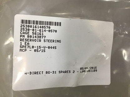 MRAP RG-31 MMPV R0143877 POWER STEERING PUMP ASSEMBLY RESERVOIR 2530-01-614-0570