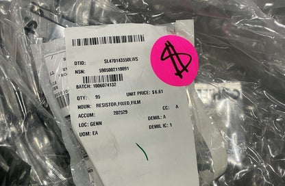 Film Fixed Resistor MIL-R-55182/3 NSN 5905-00-211-0091 - photo 5