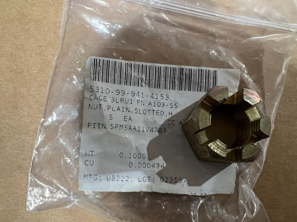 Nut A103-SS NSN 5310-99-941-4153