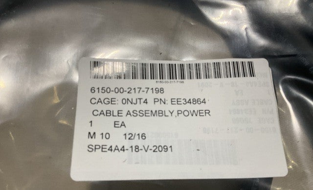 Electrical Cable P-19R NSN 6150-00-217-7198 - photo 3