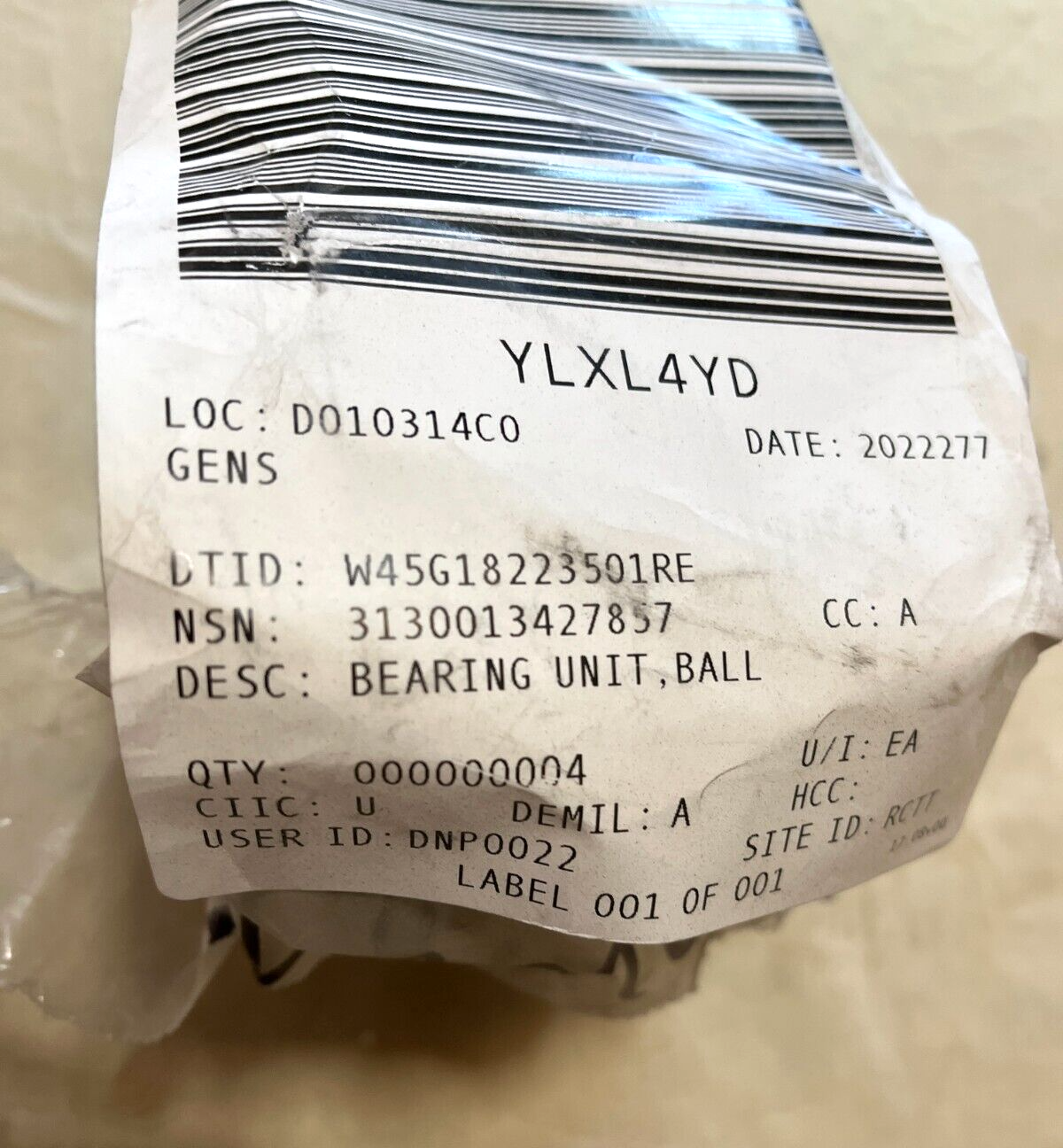NEW M1070 8X8 HET TRUCK 2GL690 BALL BEARING UNIT 3452-G 3452 3130-01-342-7857
