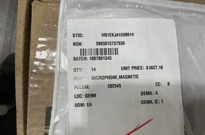 Magnetic Microphone BMK150 NSN 5965-01-573-7930 - photo 8