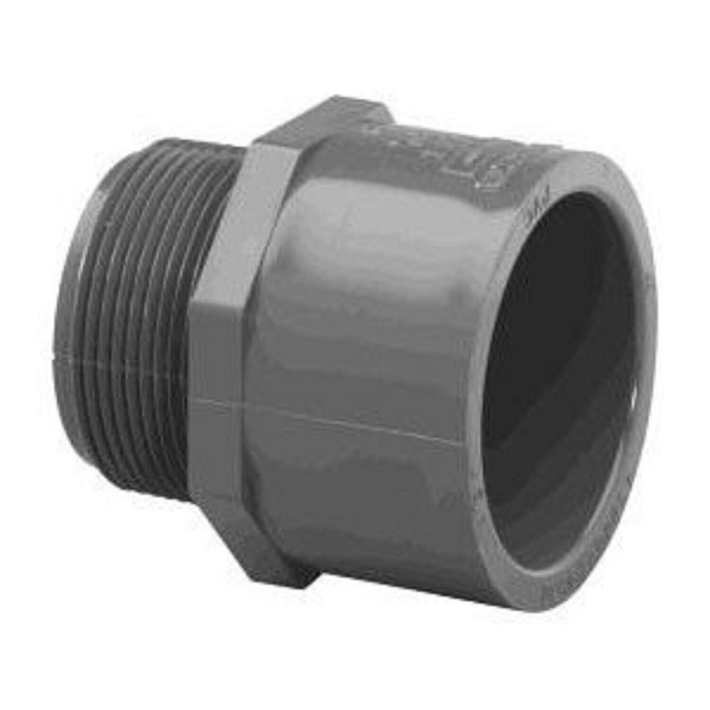SPEARS 836-060 PVC SCHEDULE 80 MALE ADAPTERS, MIPT AND SOCKET, 6-INCH