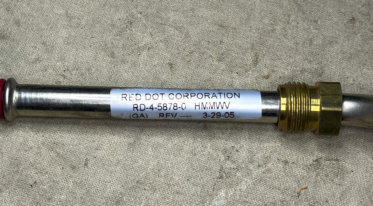 HMMWV RED DOT RD-4-5878-0 TUBE-OUTLET METALLIC CONDENSER 4710-01-523-7739 NOS