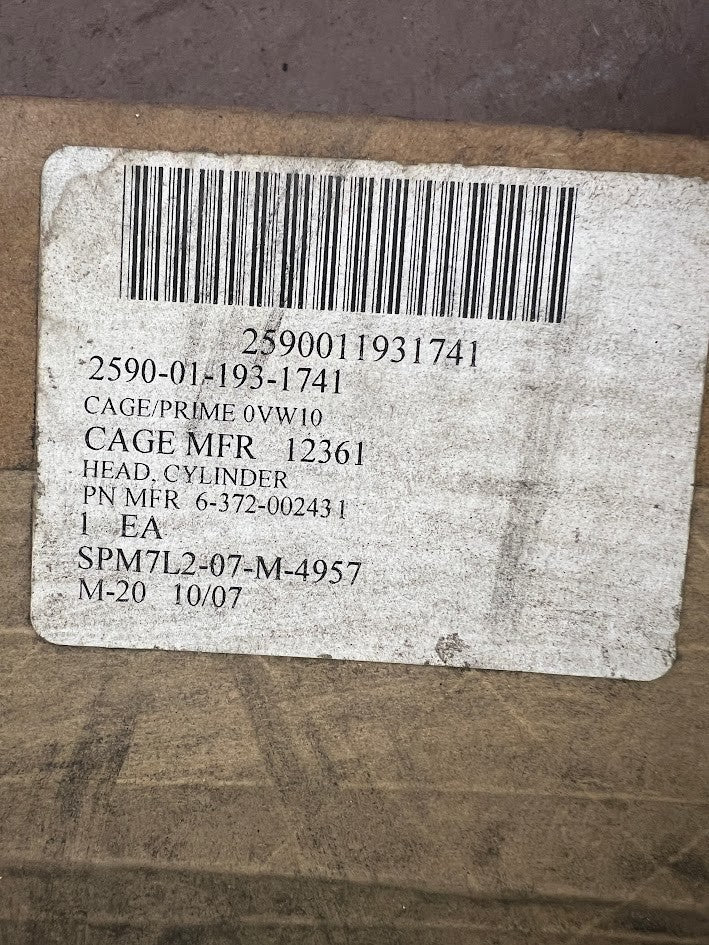 Cylinder Head 2CK100 NSN 2590-01-193-1741 - photo 5