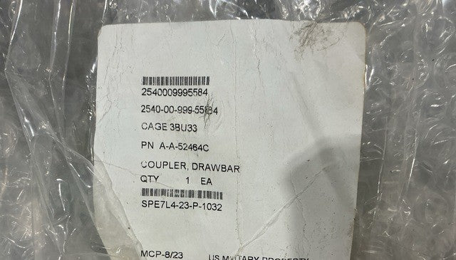 Drawbar Coupler 3/4-TON NSN 2540-00-999-5584 - photo 5