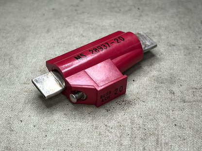 BUSSMANN MS28937-20 20A INCLOSED LINK FUSE AIRCRAFT LIMITER 5920-00-945-7320