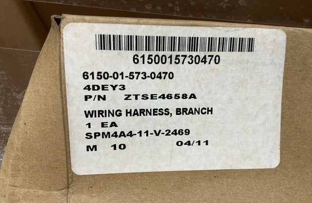 MRAP MAXXPRO CAT I ZTSE4658A BRANCHED WIRING HARNESS 3908332C1 6150-01-573-0470