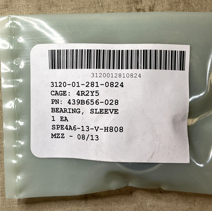 OHIO-CLASS SUBMARINE 439B656-028 SLEEVE BEARING 958E351 3120-01-281-0824 NOS