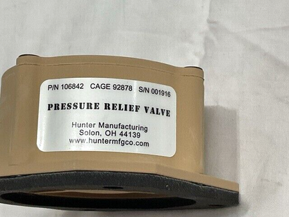 MRAP MMPV HDT 106842 PRESSURE SAFETY RELIEF VALVE 10004644 4820-01-556-3504