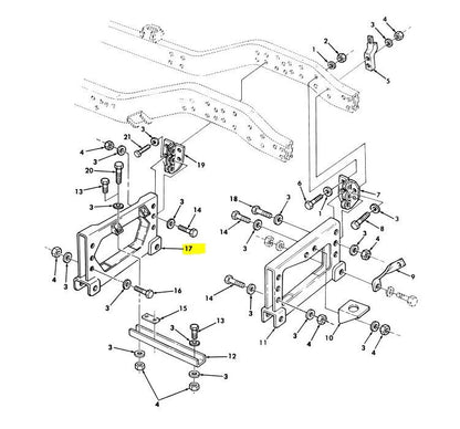 M998 HMMWV HUMMER 12460285 STRUCTURAL FRAME SECTION EC12460285 2510-01-413-8045