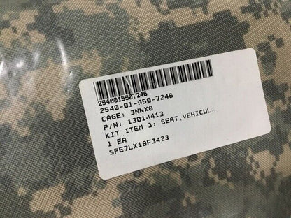 M998 HUMVEE FMTV MTV 57K6027 GUNNER RESTRAINT SEAT BELT KIT 2540-01-571-8576