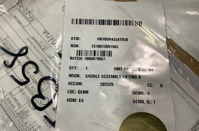 Block Saddle Assy TTJ-Z1FA NSN 2510-01-509-1903 - photo 5