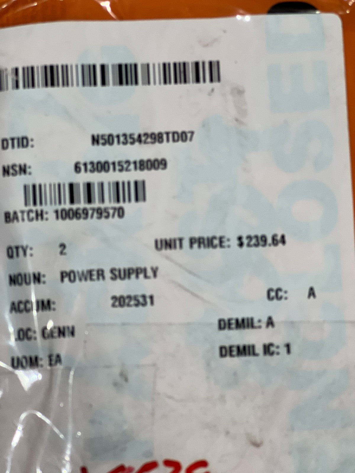 Power Supply Cord Charger FG423-48 NSN 6130-01-521-8009 - photo 4