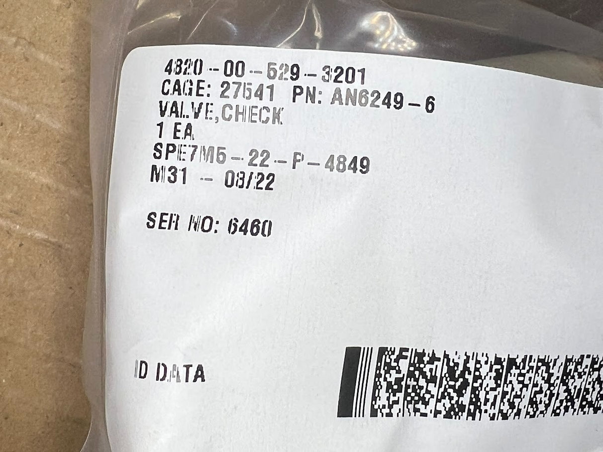 Check Valve 4CV668S NSN 4820-00-529-3201 - photo 6