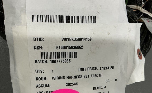 Wiring Harness AT374737 NSN 6150-01-593-6062 - photo 6