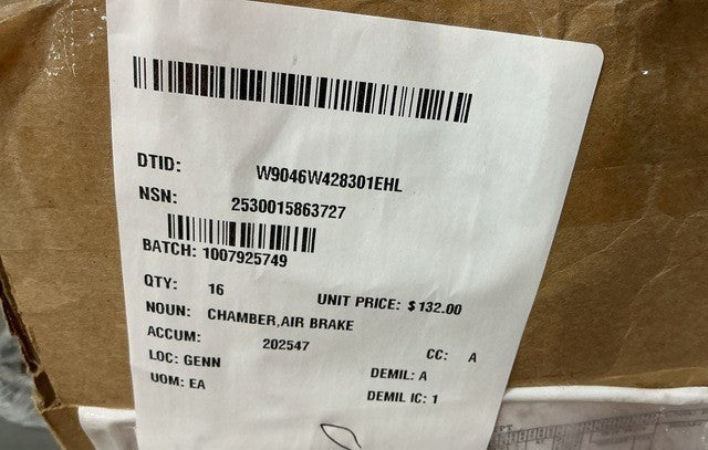 Air Brake Chamber MRAP-RG31 NSN 2530-01-586-3727 - photo 6