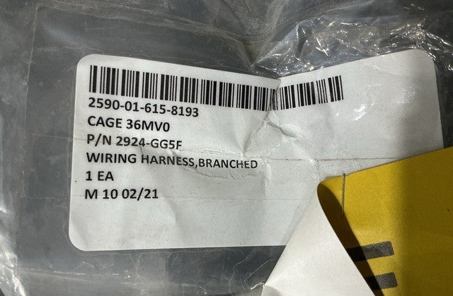Branched Wiring Harness 2924-GG5F NSN 2590-01-615-8193 - photo 5