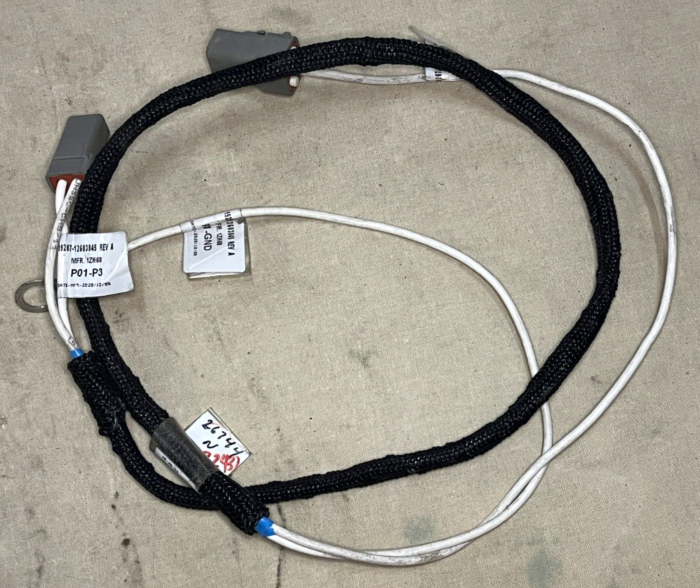 OSHKOSH 12603845 BRANCHED WIRING HARNESS COMPT VPIN 6150-01-672-3230