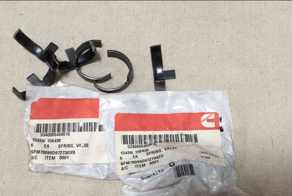 (6) New OEM Genuine Cummins SPRING VALVE CLIP 156439 15434 5340-00-045-9876