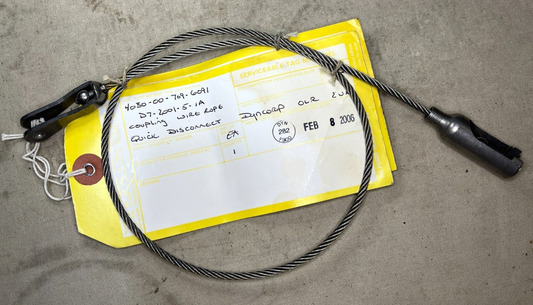 HELI UH-1 D7-2001-5-1A QUICK DISCONNECT WIRE ROPE COUPLING 4030-00-709-6091