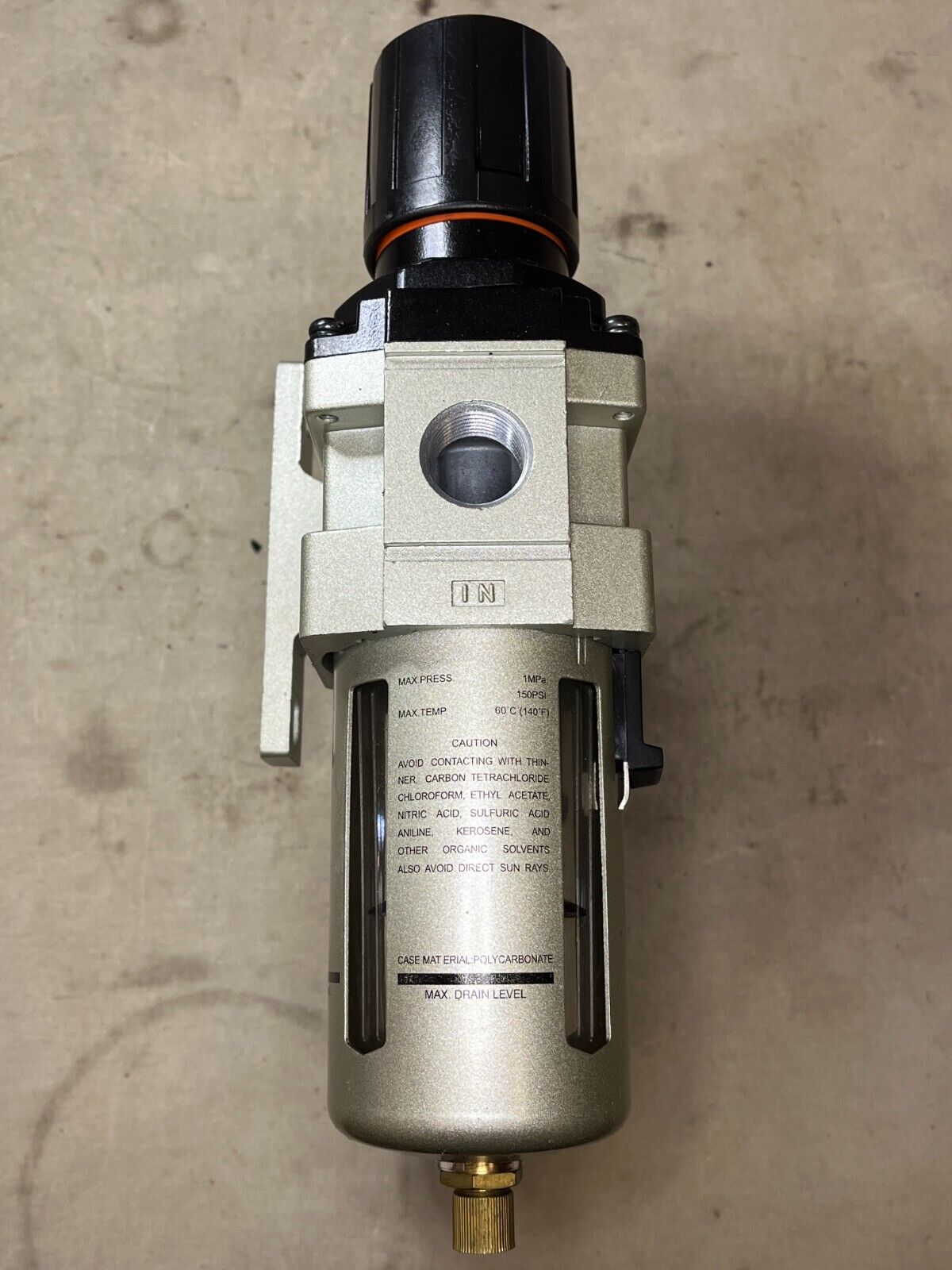NEW AIRLINE FILTER-LUBRICATOR ASSEMBLY MIL-0-82042 A-A-50492 4930-00-293-8152