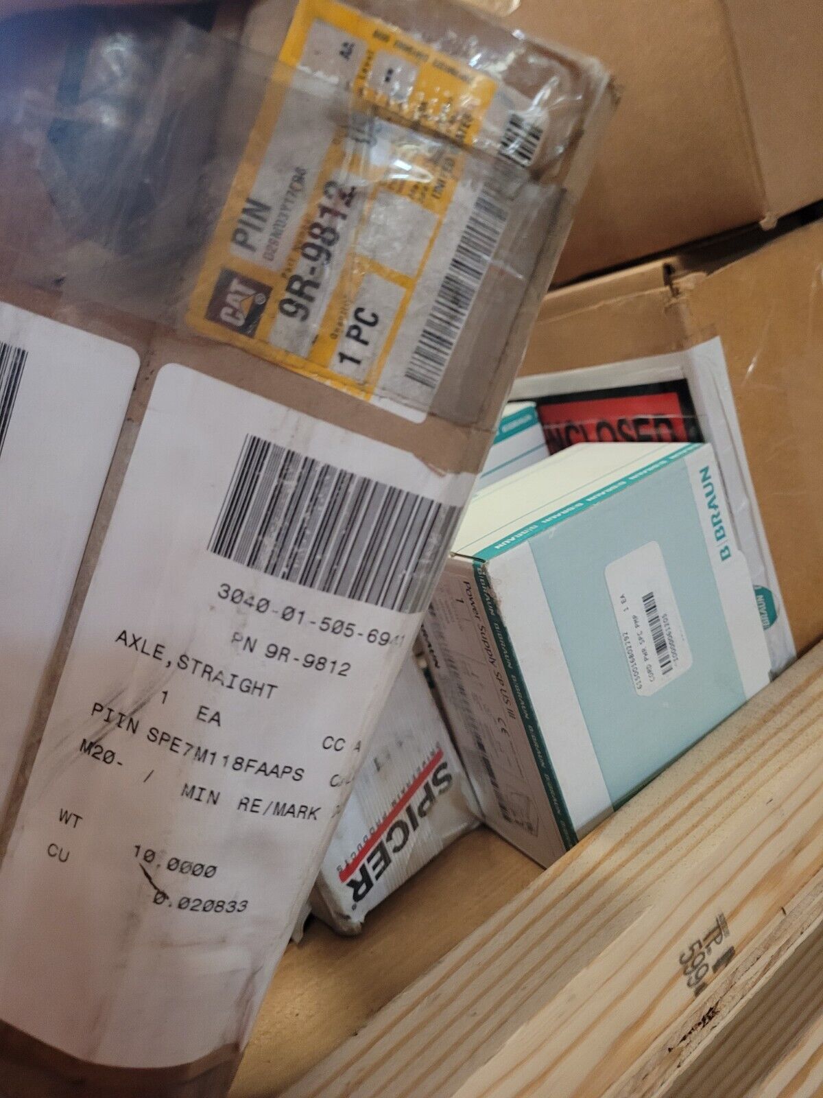 CAT OEM 9R9812 Pin Dipper Cylinder Tube  Boom Fits 416B, 416C, 416D, 420D, 430D