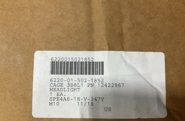 Halogen Headlight Assembly 12422867 NSN 6220-01-502-1852 - photo 4