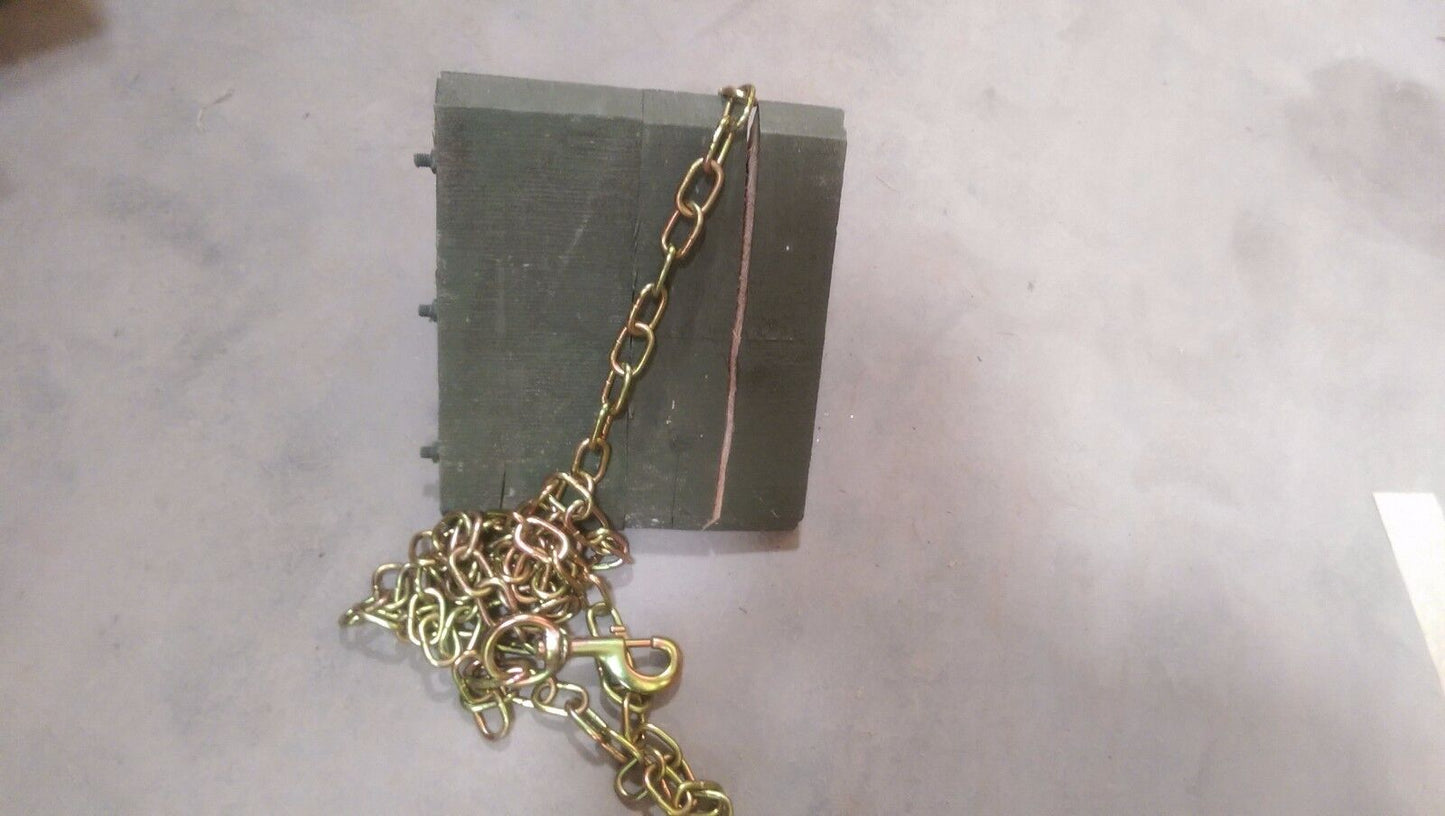 2.5 Ton CHOCK WHEEL TRACK WITH CHAIN Military, Heavy Duty Truck