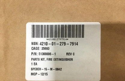 Genuine M1A1 Tank Meggitt Safety 51300006-1 51300006 Fire Extinguisher Parts Kit