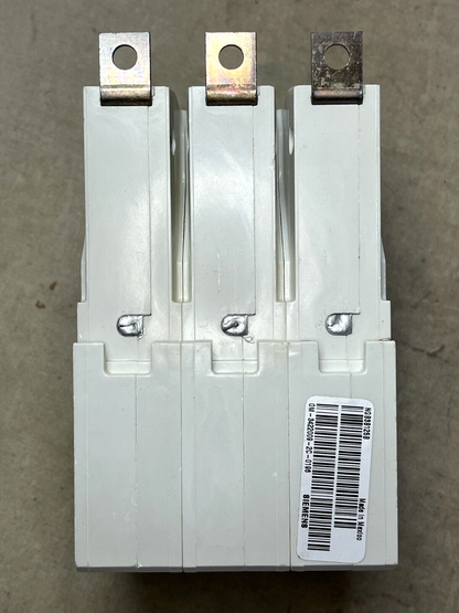 SIEMENS NGB3B125B TYPE NGB 3-POLE 600VAC MAX. 125A MOLDED CASE CIRCUIT BREAKER