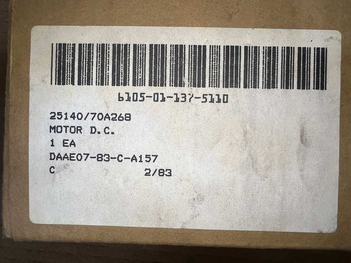Motor 70A268 NSN 6105-01-137-5110 - photo 7