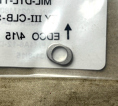 (3) GENERAL 9021M80P03 NON-CIRCULAR PLATE SPACER NSN 5365-01-220-3407