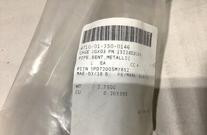 NEW HEAVY DUTY ROWPU 3K GPH CECOM 13228E8263 METALLIC BENT PIPE 4710-01-350-0146