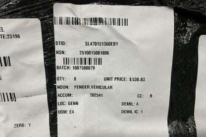Vehicular Fender M916A1 NSN 2510-01-508-1806 - photo 4
